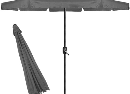 Parasol | Parasols | Kantelbaar | Met Ventilatie | Donkergrijs | 410 cm