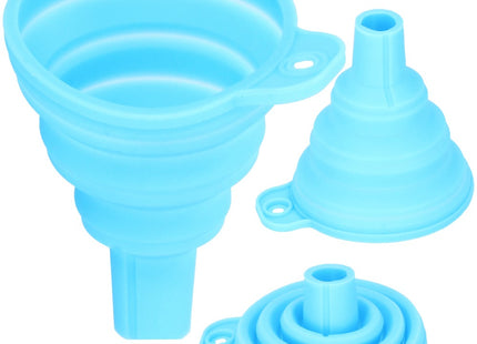 Trechter | Opvouwbare Siliconen Trechter | 7 cm | Blauw