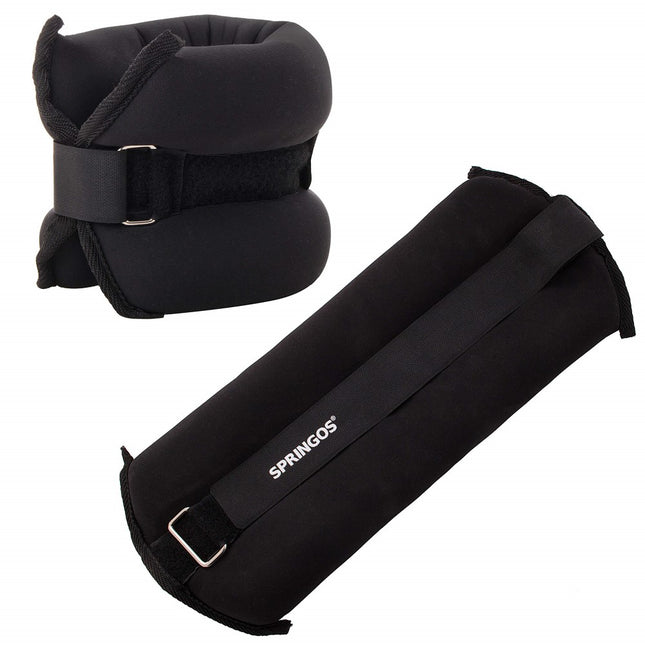 Pols- en enkelgewicht | 2 Stuks | 3 kg | Zwart