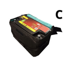 Accu Winterhoes - Hoes - Bescherming - Isolerend - Auto - Zwart - 29 x 20 x 18 cm - C