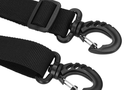 Heuptas - Riem - Militair - Buidel set - Polyester - Ritssluiting - Zwart