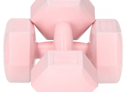 Dumbbell Set - 2 KG - Roze - Oefengewichten