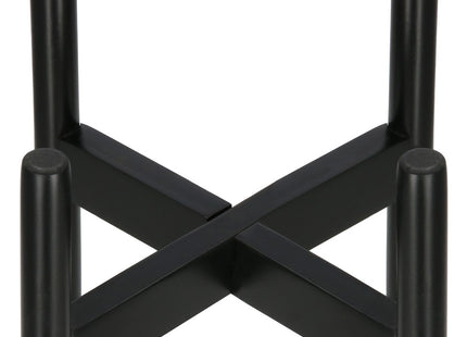 Plantenstandaard | Plantenhouder | Plantenkruk | Hout | 1 Stuk | 30.5 cm | Zwart