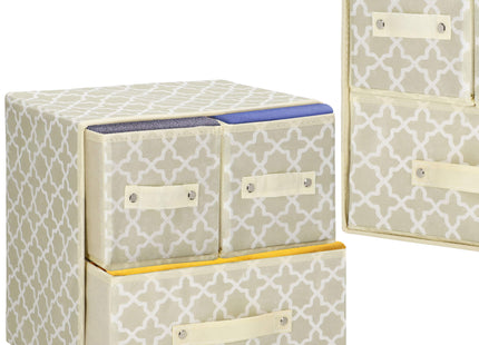 Organizer - Kledingkast - 4 Containers - Beige