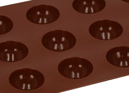 Siliconen Bakvormen | Bakvorm | Koekjes vormen | 15 Holtes | Bruin