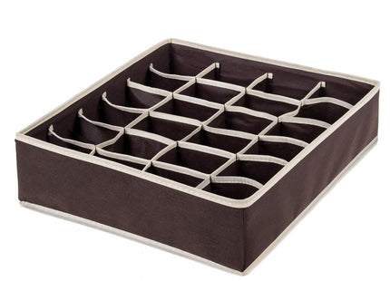Lade Organizer Kast en Badkamer - 4 Stuks - Verschillende Afmetingen - Bruin/Beige