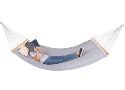 Hangmat | Extra Stevig | Inclusief Kussen | Grijs | 200 x 140 cm