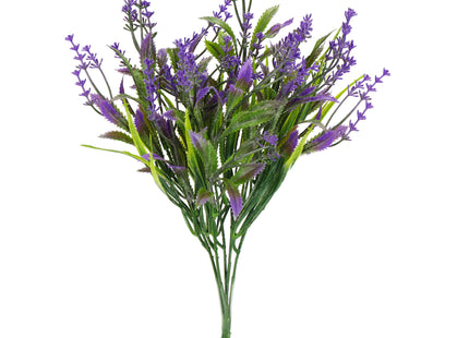 Kunstbladeren - Lavendel - Boeket - 5 Takken - Paars - 35 cm