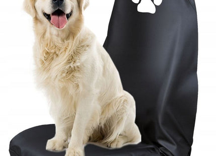 Autostoelhoes Voor Honden - Autostoelbeschermer- Stoelhoes - Bescherming - Eco - Leer - Zwart - Universeel