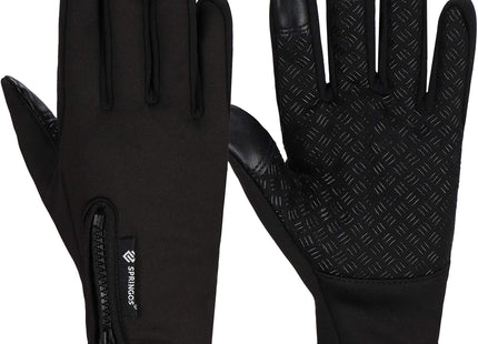 Handschoenen - Touch - Zwart - Nylon - Unisex - Maat XL