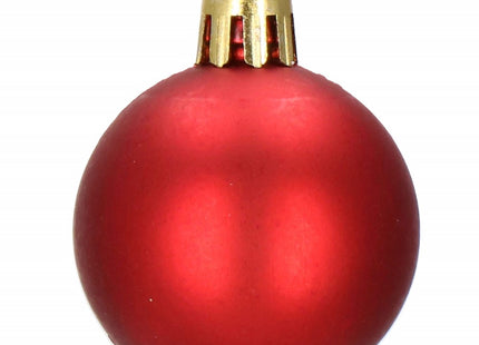 Kerstballen | 104 Stuks | Rood/Wit