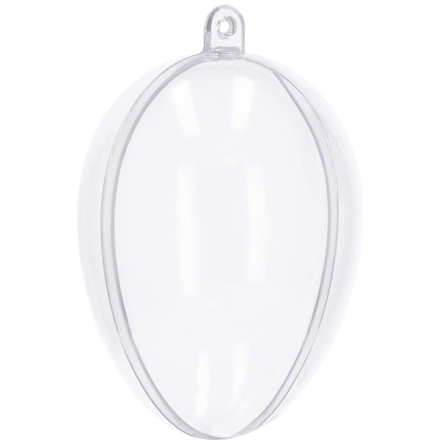 Hobby/DIY Kerstbal | 1 Stuk | 9 cm | Faberge Ei |Transparant