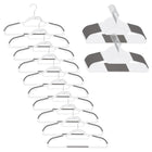 Kledinghangers | Kledinghanger | 30 Stuks | Anti-slip | Grijs/Wit