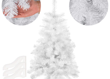 Kunstkerstboom | Besneeuwd Witte Spar | 120 cm | Zonder Verlichting