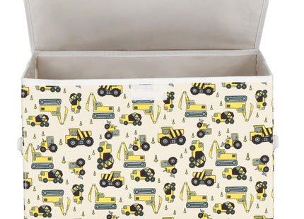 Speelgoedkist - 40 L - Meerkleurig -  Bouwmachines - 42 x 32x 30 CM