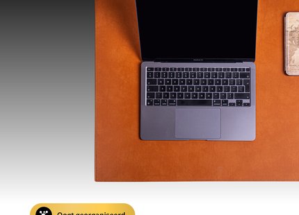 Baltan Leren Bureaumat - Muismat - Bureau Onderlegger - Bruin - 70 X 50 CM