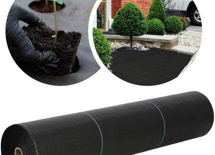 Worteldoek - Anti -Onkruid - Beschermfolie - 70g - 1,1X100 M - Zwart