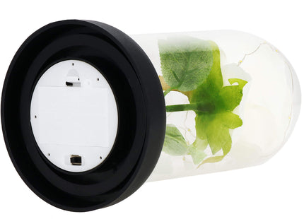 Eeuwige Roos - Geschenkbloem - LED - Decoratie - In Glas - Valentijnsdag - Wit - 21 cm