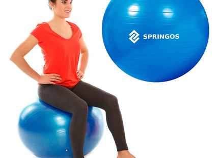 Fitness Bal | Blauw | Inclusief Pomp | 85 cm