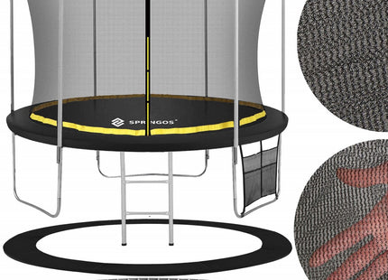 Trampoline | Trampoline met veiligheidsnet | Tuin | 305 cm | Zwart/Geel