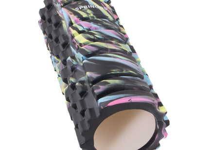 Foam Roller | Massage Roller | Trigger Point Massage | Fitness | Medium Hardheid | 33 cm | Zwart/Blauw/Roze/Geel
