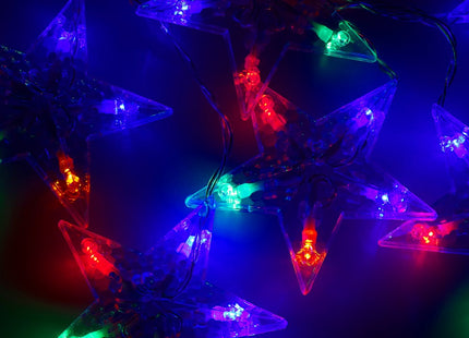 Kerstverlichting Sterrengordijn | Sneeuwvlok | Multicolor | 2 m | 138 Led's
