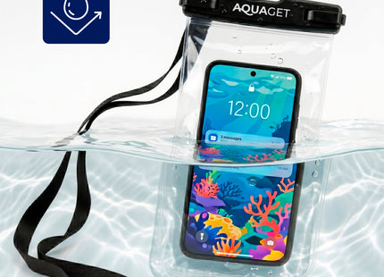 Waterdichte Telefoonhoes | Drybag | 18,5 X 10 cm | Transparant