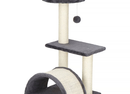 Krabpaal - 3 Etages - Voor Katten - Meubelbescherming - 33 x 33 x 67 cm - Grijs