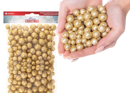 Kerstversiering - Piepschuimballen - Kerst - Kerstboomversiering - Goud - 20 g