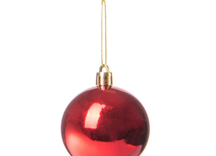 Kerstballen & Piek | 100 Stuks | Rood Tinten/Goud