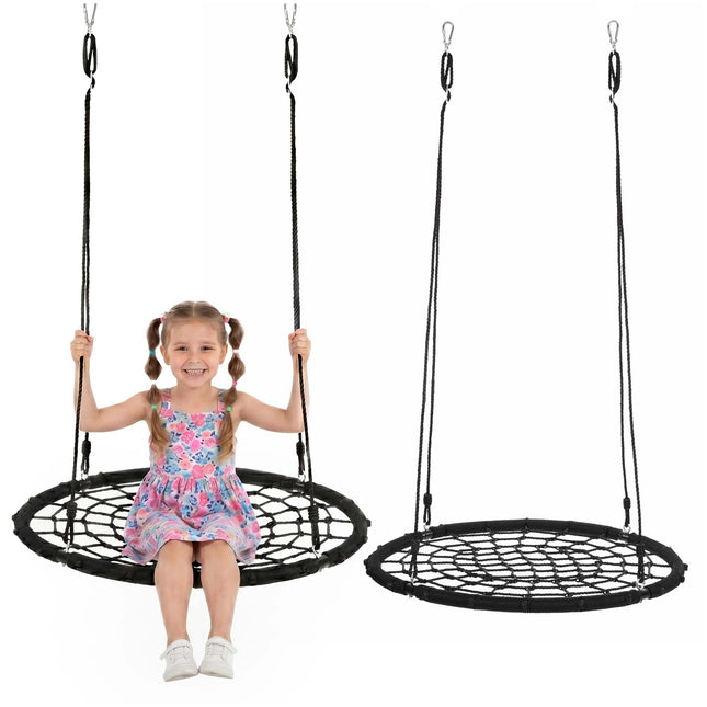 Nestschommel | Kinderschommel | Ø102 CM | Max 120 KG | Zwart