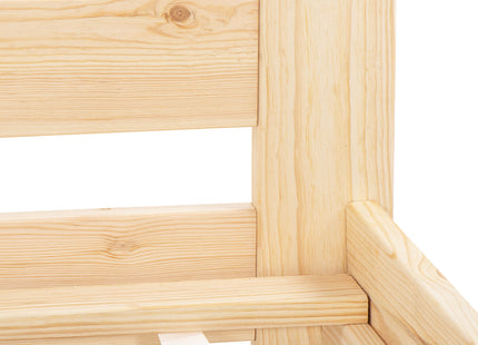 Tweepersoonsbed - Met Lattenbodem - Massief - Naturel -  200x160 CM