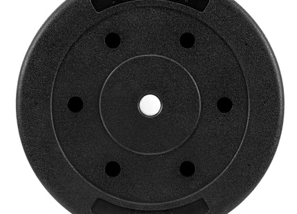Halterschijf | 1 x 20 kg | Kunststof | Zwart | 29 MM