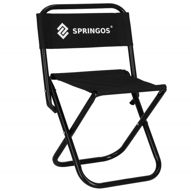Campingstoel | Kampeerstoel | Zwart