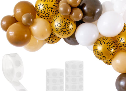 Ballon Plakkers | 100 Stuks | Transparant
