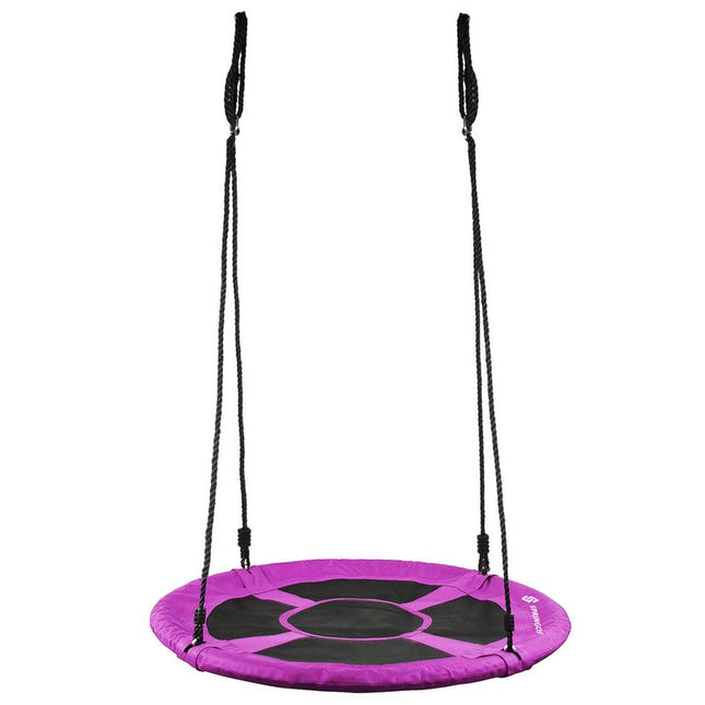 Nestschommel | Kinderschommel | Ø90 CM | Max 150 KG | Paars/Zwart