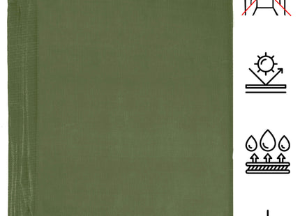 Afdekzeil | Dekzeil | Zeildoek | Waterdicht | PVC | 4 x 8 m | 120 g/m2 | Groen