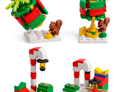 Adventskalender met Bouwblokken – 618 Onderdelen – 24 Verrassingen – Kerstfiguren