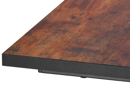 Salontafel | Rechthoekig | 100x50x76 cm | Zwart/Donkerbruin