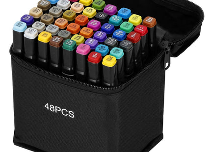 Twinmarkers | Alcohol Markers | Stiften Voor Volwassenen | 48 Stuks | Multicolor