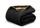 2-in-1 Dekbed - 160 x 200 cm - Zwart - Dekbed zonder overtrek - Anti Allergie & Ademend - All Year Dekbed - Zomerdekbed & Winterdekbed