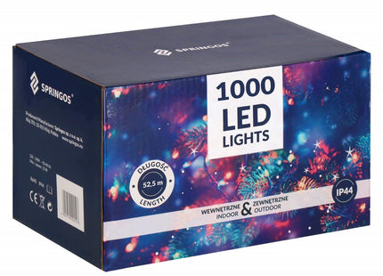 Kerstverlichting | 50 m | 1000 LED | Warm Wit