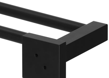 Handdoekrek | Handdoekrek Badkamer | 50 cm | Zwart