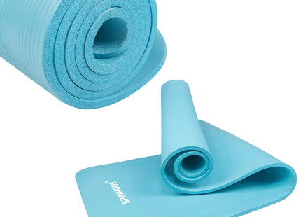 Yoga Mat | Fitnessmat | Premium Kwaliteit | Anti Slip | 61 x 183 x 1 cm | Blauw