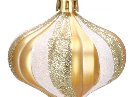 Kerstballen | 77 Stuks | Goud/Wit