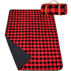 Picknick Kleed | Picknickdeken | Buitenkleed | Picknick | 200 x 150 cm | Zwart/Rood
