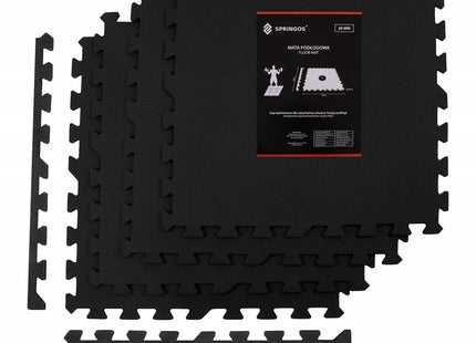 Puzzelmat | Fitness Vloer | Fitnessmat | Fitnesstegels | 60 x 60 cm | Set van 4