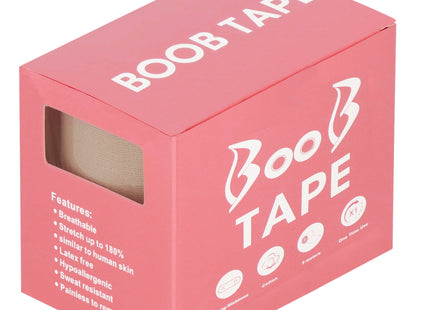 Boob Tape - Borst Tape - Nipple Covers - Plak BH - Fashion Tape - 5 Meter