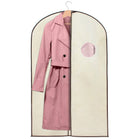 Kledinghoes - Kleding Organizer - Opberghoes - Venster - Ritssluiting - Venster - Crème - 100 cm
