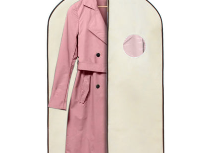 Kledinghoes - Kleding Organizer - Opberghoes - Venster - Ritssluiting - Venster - Crème - 100 cm